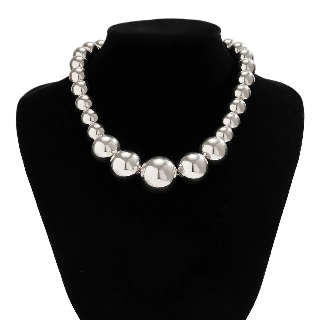 ball chain necklace Heart Pendant Choker Collar - MERGE.DAY.1.FREESTYLE