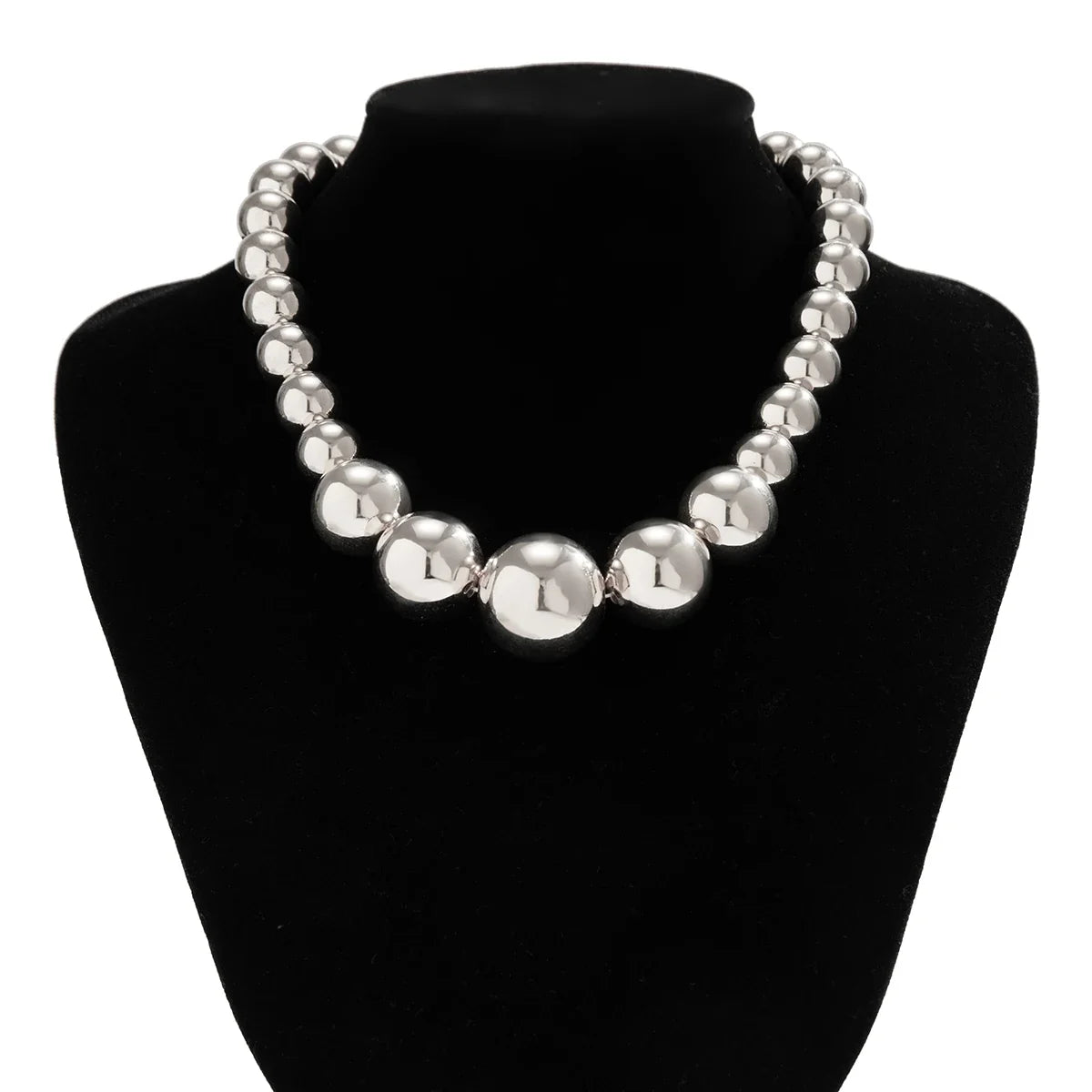 ball chain necklace Heart Pendant Choker Collar - MERGE.DAY.1.FREESTYLE
