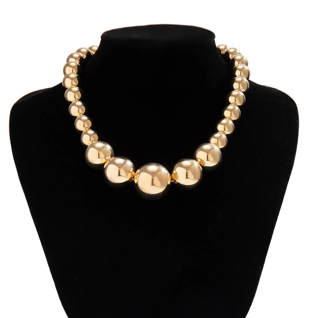 ball chain necklace Heart Pendant Choker Collar - MERGE.DAY.1.FREESTYLE