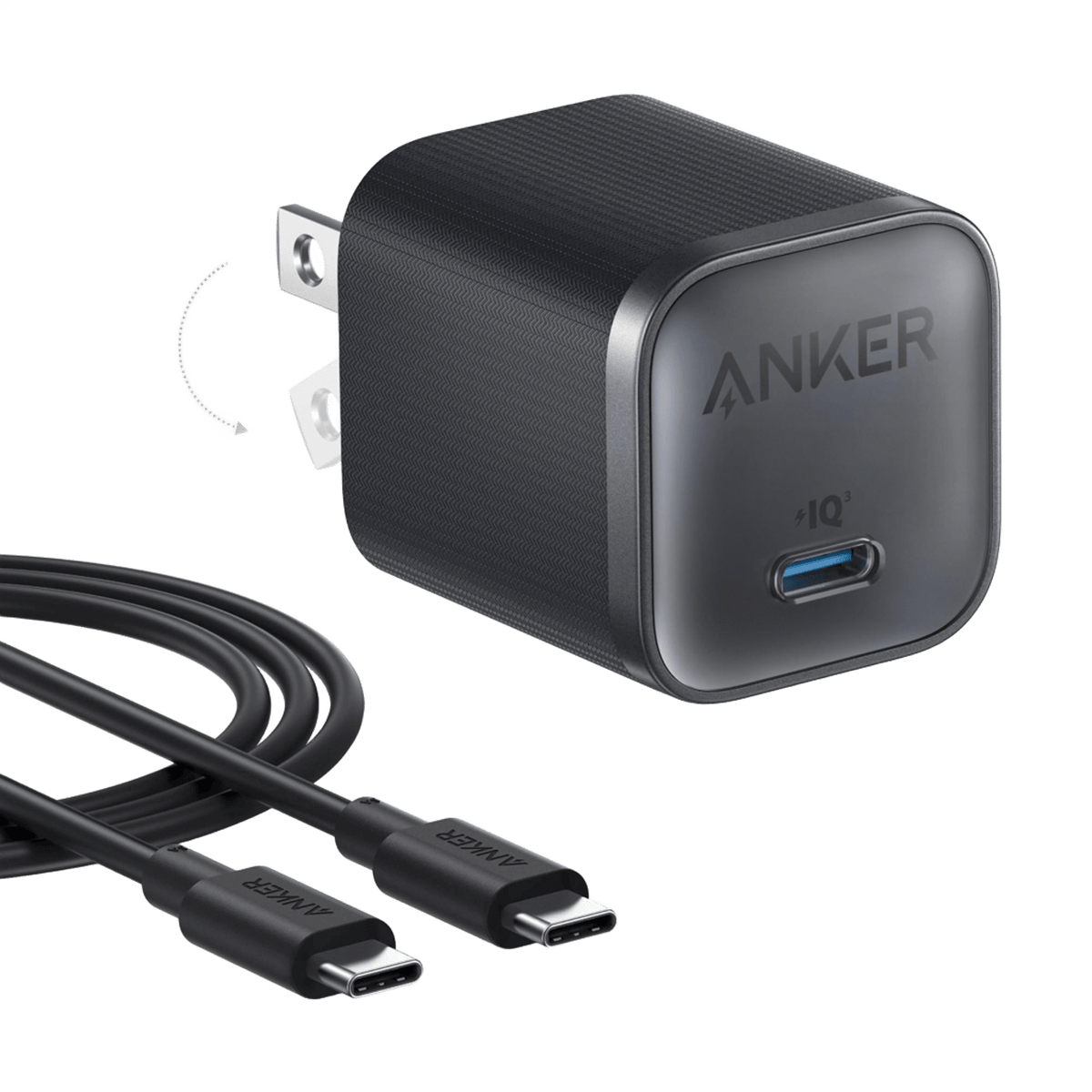 Anker Nano Charger (45W) with USB-C to USB-C Cable - MERGE.DAY.1.FREESTYLE