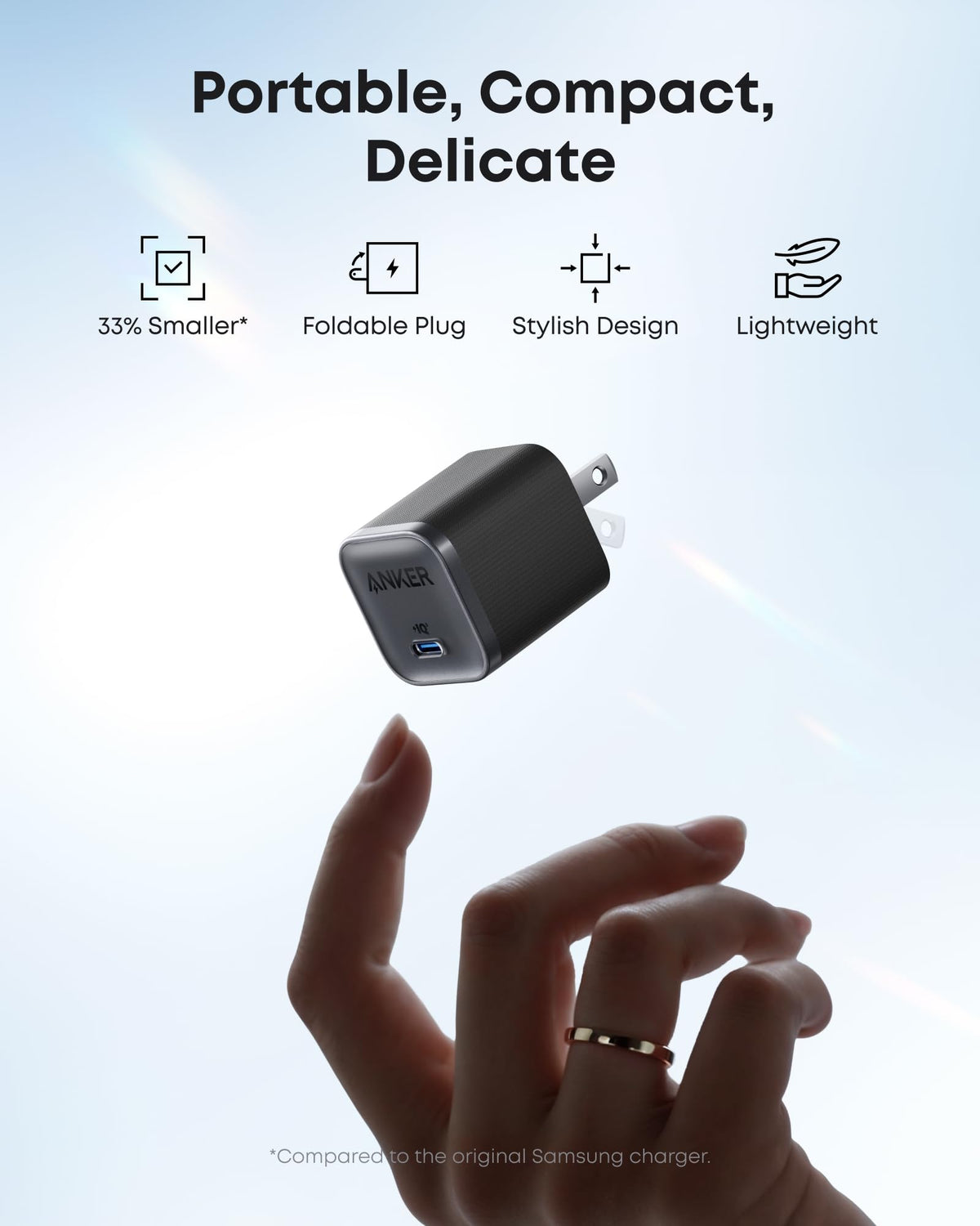 Anker Nano Charger (45W) with USB-C to USB-C Cable - MERGE.DAY.1.FREESTYLE