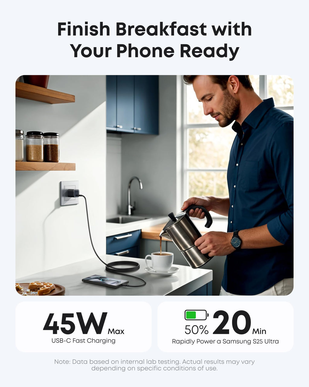 Anker Nano Charger (45W) with USB-C to USB-C Cable - MERGE.DAY.1.FREESTYLE