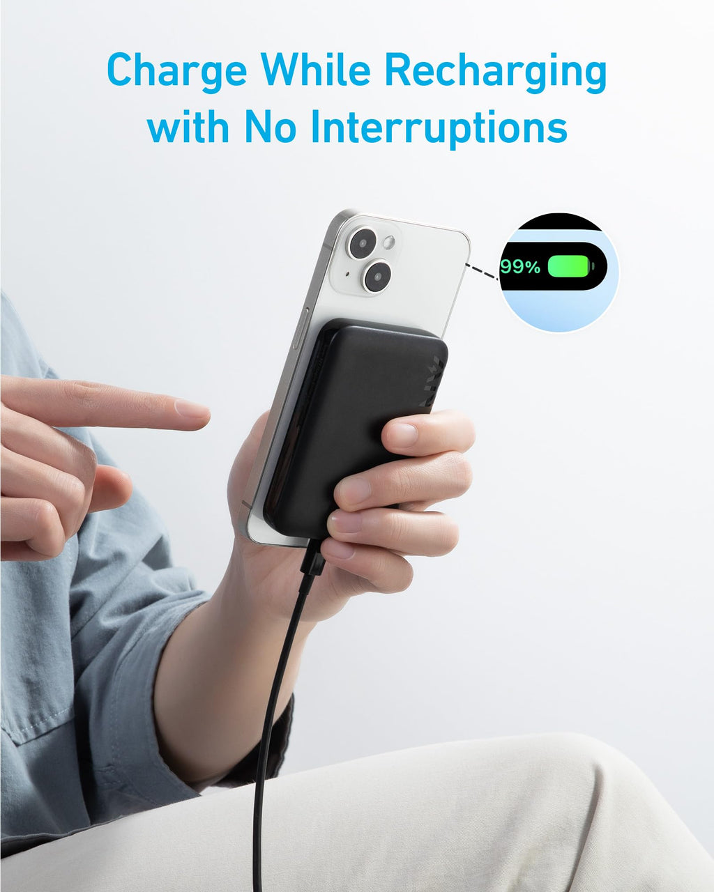 Anker <b>321</b> MagGo Battery (PowerCore Magnetic 5K) - MERGE.DAY.1.FREESTYLE