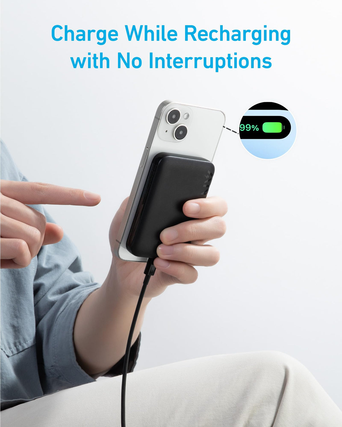 Anker <b>321</b> MagGo Battery (PowerCore Magnetic 5K) - MERGE.DAY.1.FREESTYLE