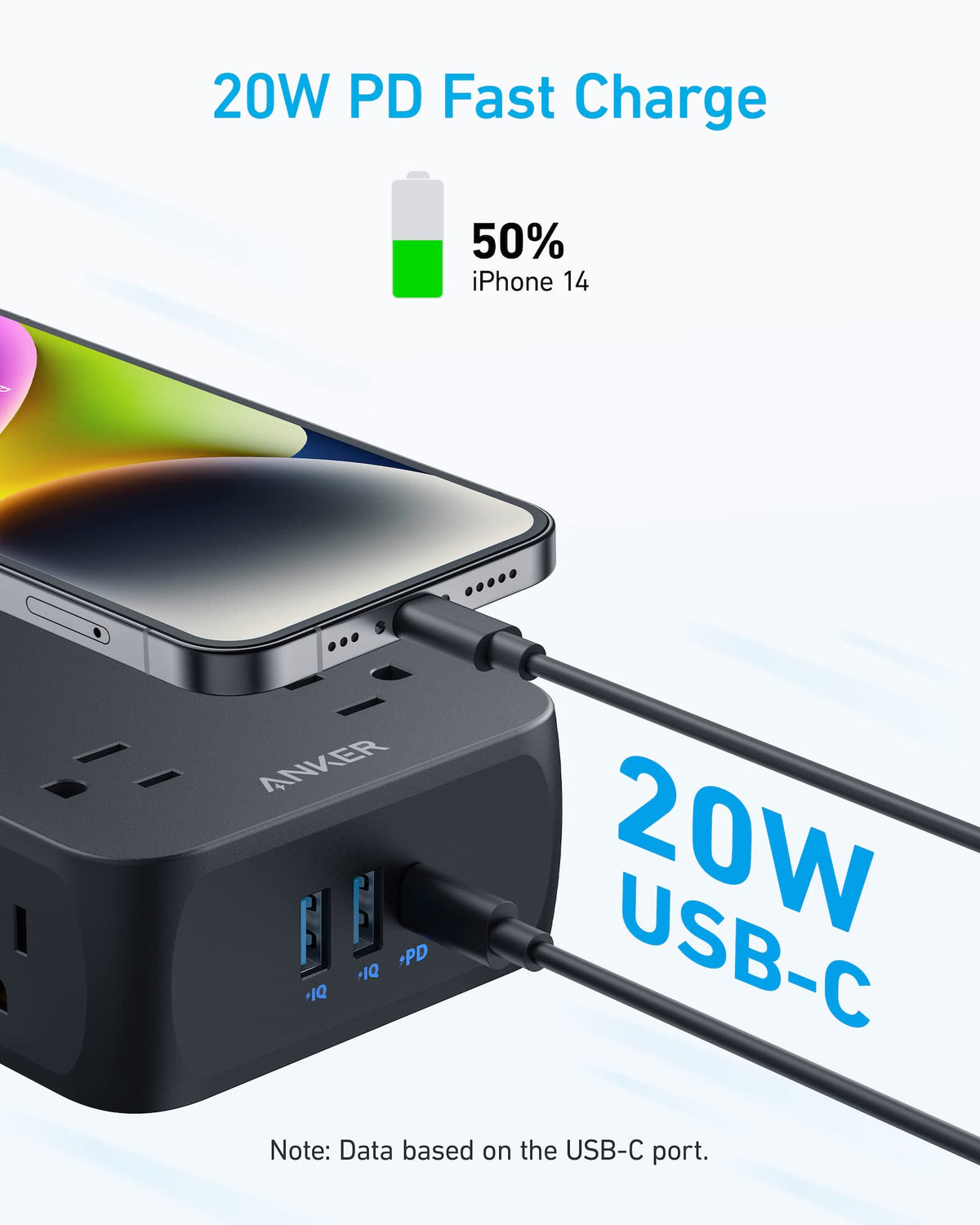 Anker <b>341</b> USB Power Strip - MERGE.DAY.1.FREESTYLE