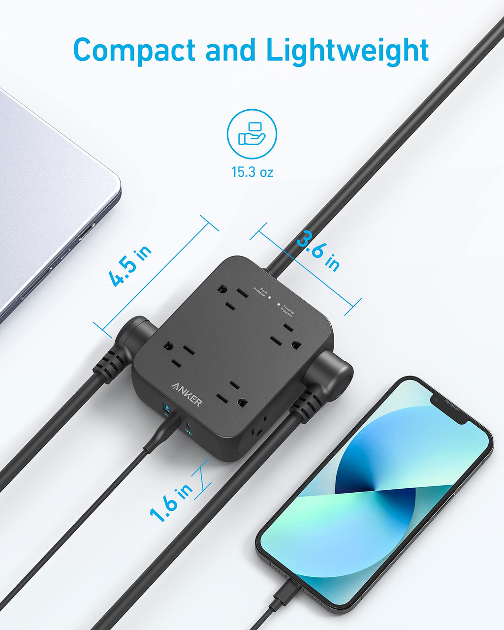 Anker <b>341</b> USB Power Strip - MERGE.DAY.1.FREESTYLE