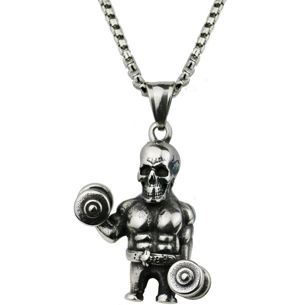 Boxing Glove Pendant Necklace Hip Hop Necklace Sports Fitness Gift - MERGE.DAY.1.FREESTYLE