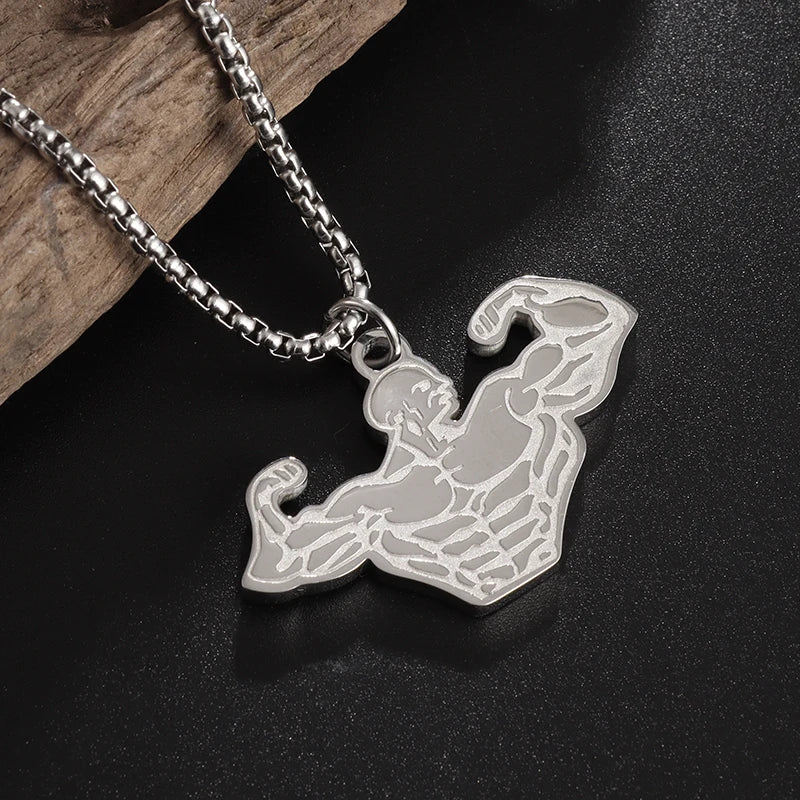 Boxing Glove Pendant Necklace Hip Hop Necklace Sports Fitness Gift - MERGE.DAY.1.FREESTYLE