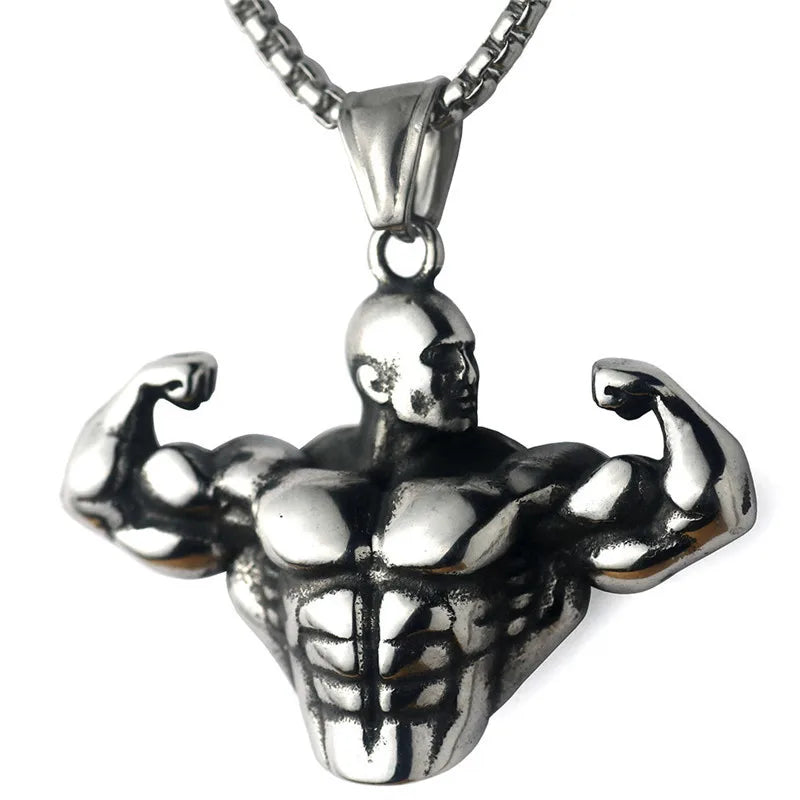 Boxing Glove Pendant Necklace Hip Hop Necklace Sports Fitness Gift - MERGE.DAY.1.FREESTYLE