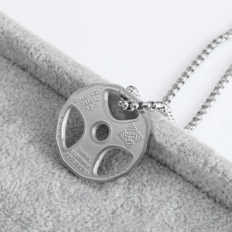 Boxing Glove Pendant Necklace Hip Hop Necklace Sports Fitness Gift - MERGE.DAY.1.FREESTYLE
