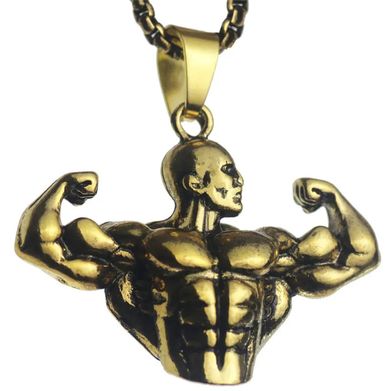 Boxing Glove Pendant Necklace Hip Hop Necklace Sports Fitness Gift - MERGE.DAY.1.FREESTYLE