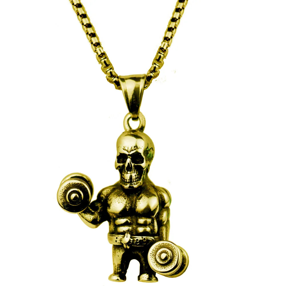 Boxing Glove Pendant Necklace Hip Hop Necklace Sports Fitness Gift - MERGE.DAY.1.FREESTYLE