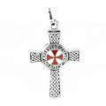Cross Pendant Knights Templar Irish Knot Necklace - MERGE.DAY.1.FREESTYLE