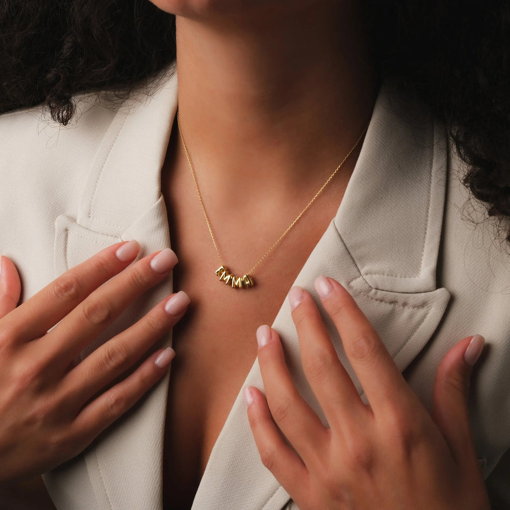 bubble name necklace - MERGE.DAY.1.FREESTYLE