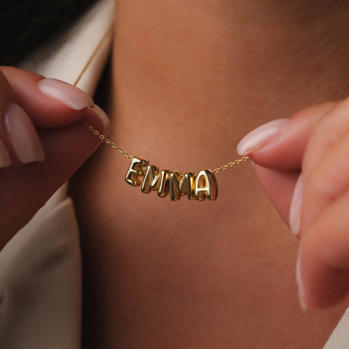 bubble name necklace - MERGE.DAY.1.FREESTYLE