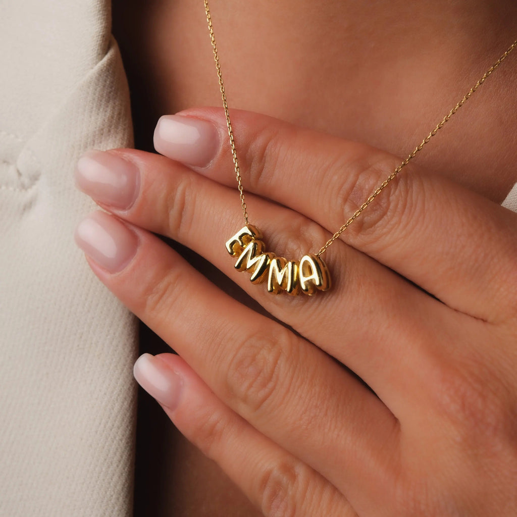 bubble name necklace - MERGE.DAY.1.FREESTYLE