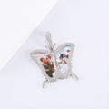 Custom Photo Butterfly Shape Necklace Pendant - MERGE.DAY.1.FREESTYLE