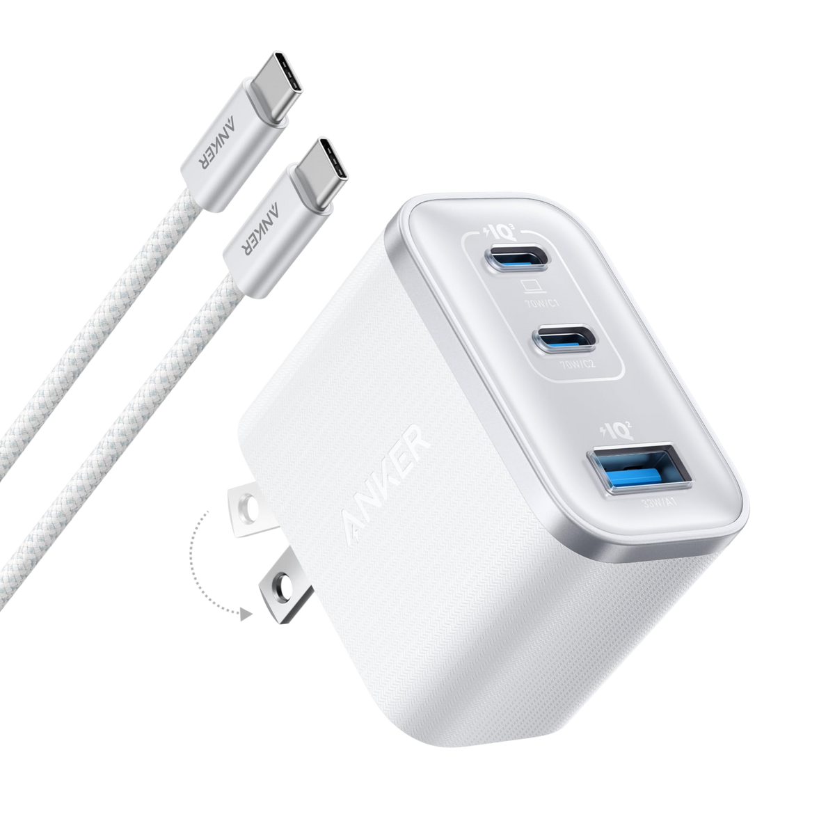 Anker Nano Charger (70W, 3 Ports) - MERGE.DAY.1.FREESTYLE
