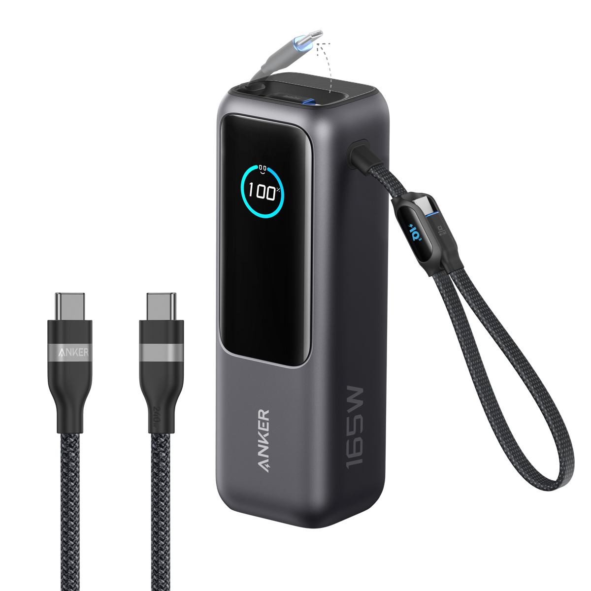 Anker Laptop Power Bank (25K, 165W, Built-In and Retractable Cables) - MERGE.DAY.1.FREESTYLE