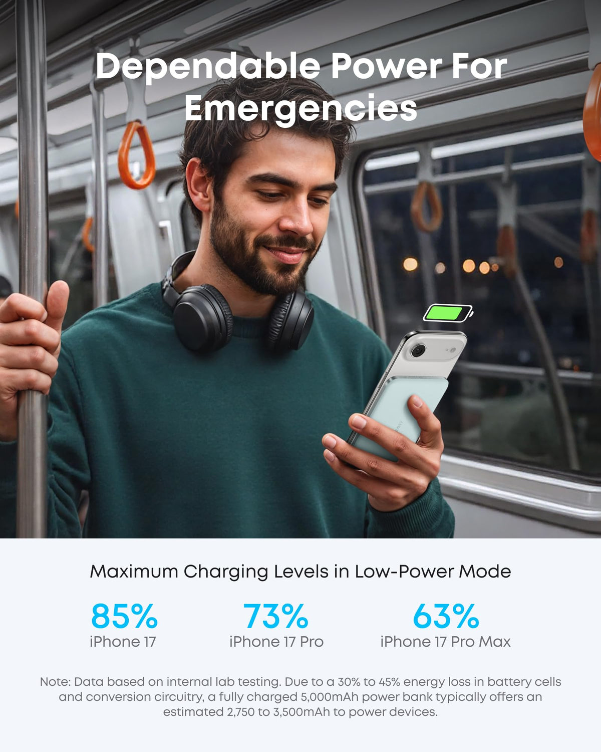 Anker Nano Power Bank (5K, MagGo, Slim) - MERGE.DAY.1.FREESTYLE