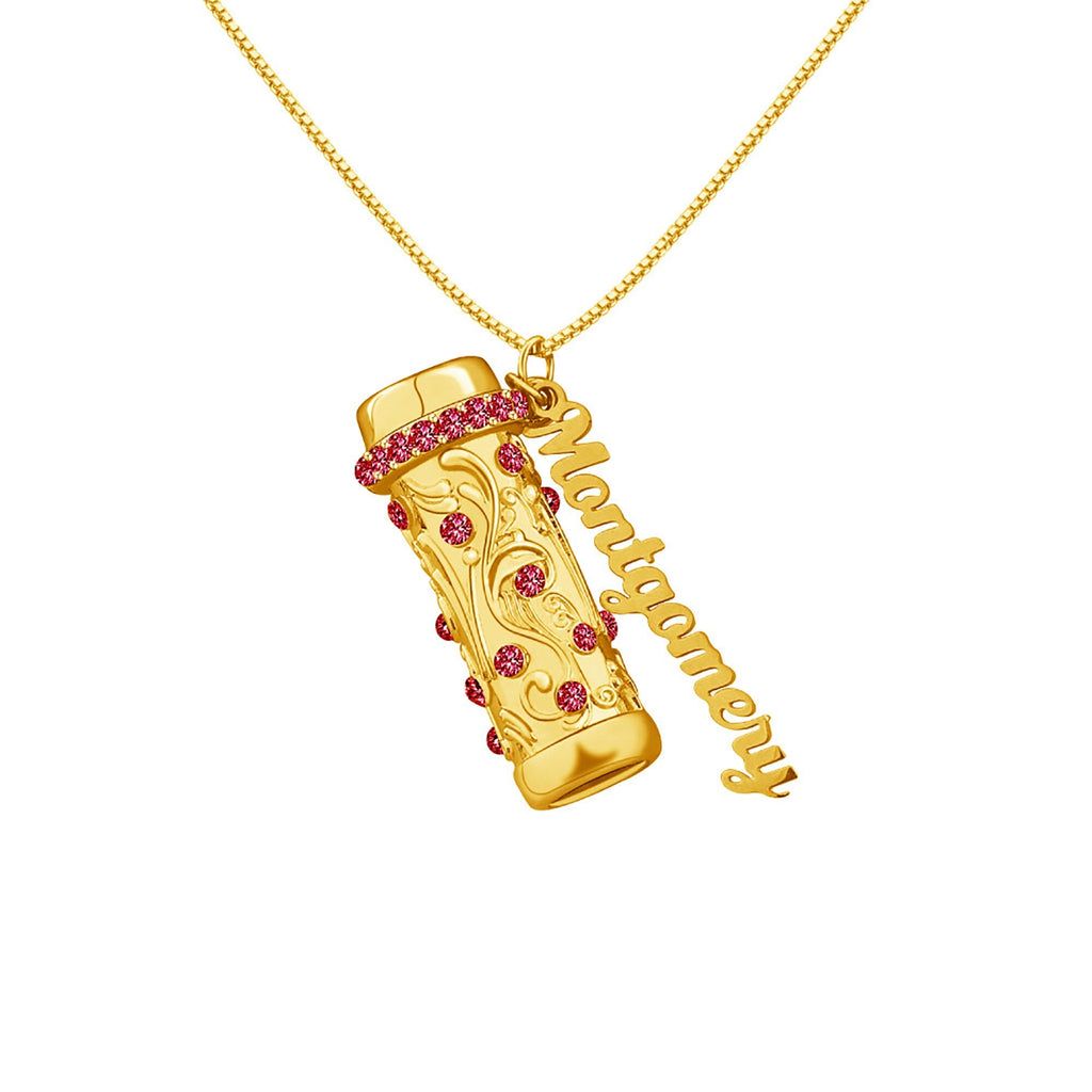 Personalised Letter Mini Colorful Kaleidoscope Pendant Necklaces - MERGE.DAY.1.FREESTYLE