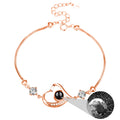 Customize Photo Name Projection Bracelet For Heart Chain Bracelets - MERGE.DAY.1.FREESTYLE