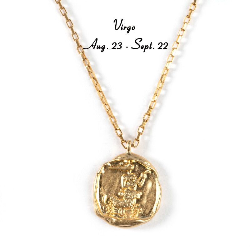 twelve zodiac signs necklace - MERGE.DAY.1.FREESTYLE