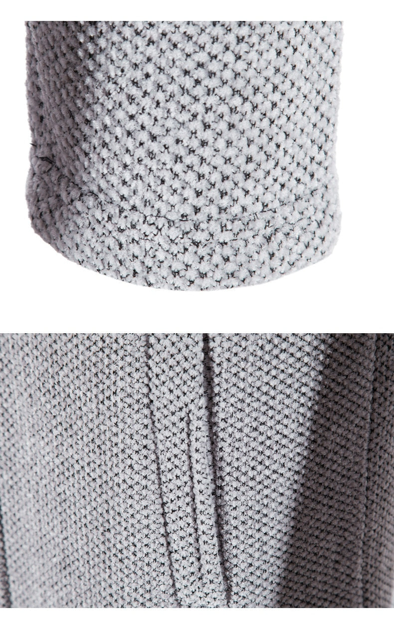 Cashmere Men's Cardigan Chenille Outer Sweater Coat Windbreaker - MERGE.DAY.1.FREESTYLE