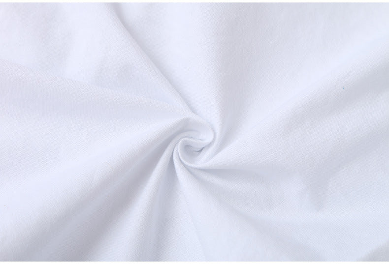100% Cotton Women White Floral Embroidery Blouse Long Sleeve Turn Down Collar Shirt - MERGE.DAY.1.FREESTYLE