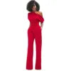 Hot Sale Professional Women's Fashion Solid Color Asymmetrical One-piece Jumpsuits