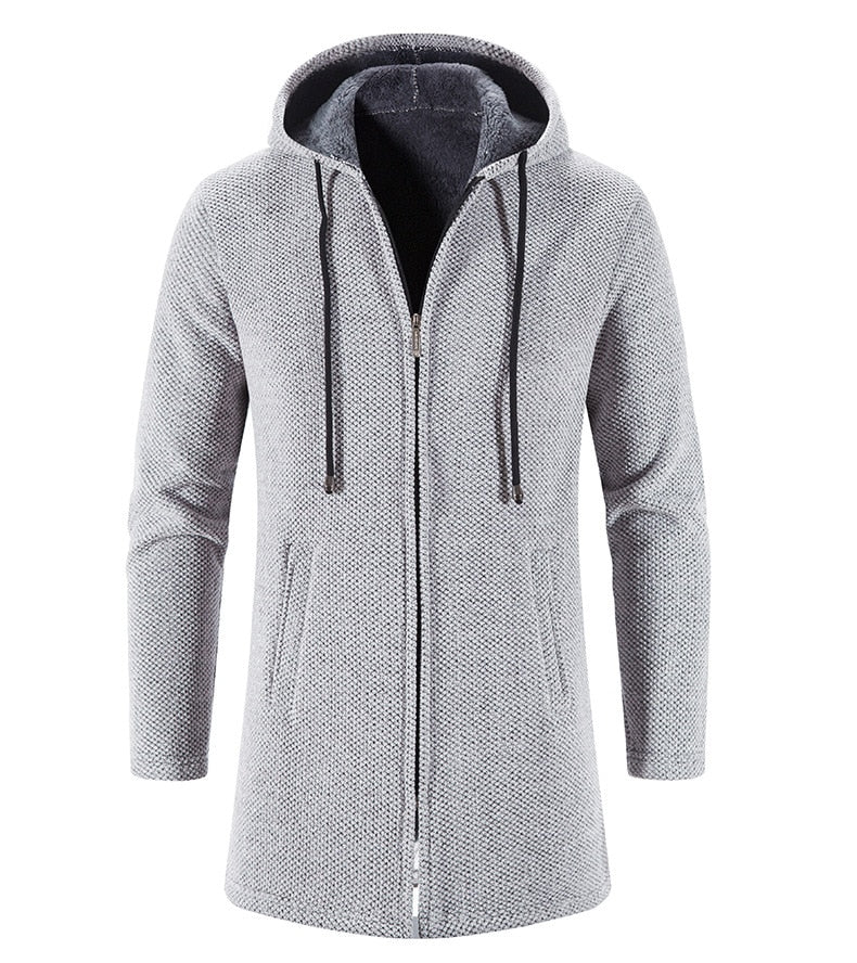 Cashmere Men's Cardigan Chenille Outer Sweater Coat Windbreaker - MERGE.DAY.1.FREESTYLE