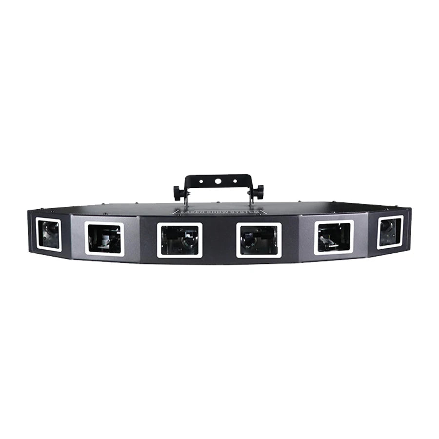 DJ Laser Light 6 Beam Projection Rgb Party Light DMX Control for Music Disco Dance Birthday Bar Stage - MERGE.DAY.1.FREESTYLE