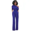 Hot Sale Professional Women's Fashion Solid Color Asymmetrical One-piece Jumpsuits