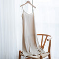Women'S Dress Summer Spaghetti Satin Long Party Dresses For New Year 2022 Midi Robe Plus Size - MERGE.DAY.1.FREESTYLE