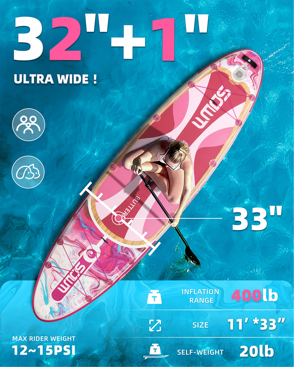 Fast Shipping Product New Style sup Paddle Board Drop Stitch Inflatable Stand up Paddle Board with Heat Sealing Technology - MERGE.DAY.1.FREESTYLE