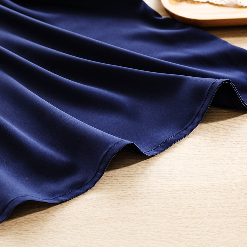 Women'S Dress Summer Spaghetti Satin Long Party Dresses For New Year 2022 Midi Robe Plus Size - MERGE.DAY.1.FREESTYLE
