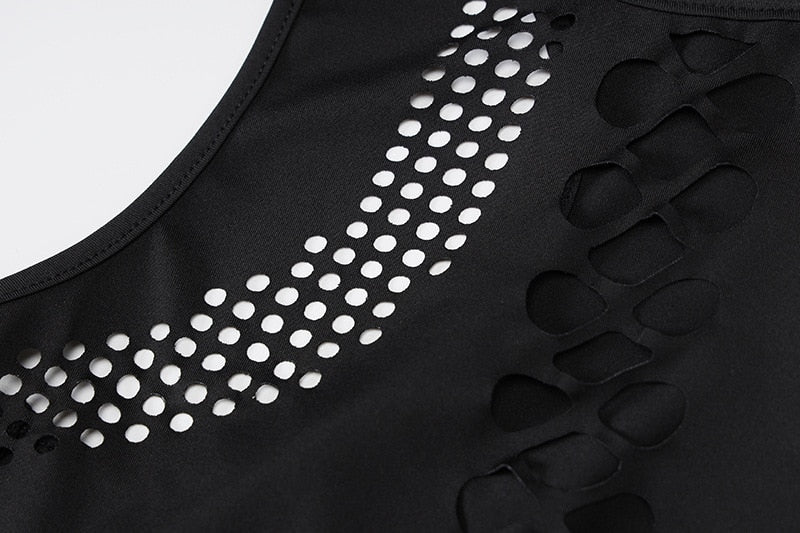 Long Sleeves Solid Hollow Out Bandage Sexy Tube Crop Top Summer Autumn Women - MERGE.DAY.1.FREESTYLE