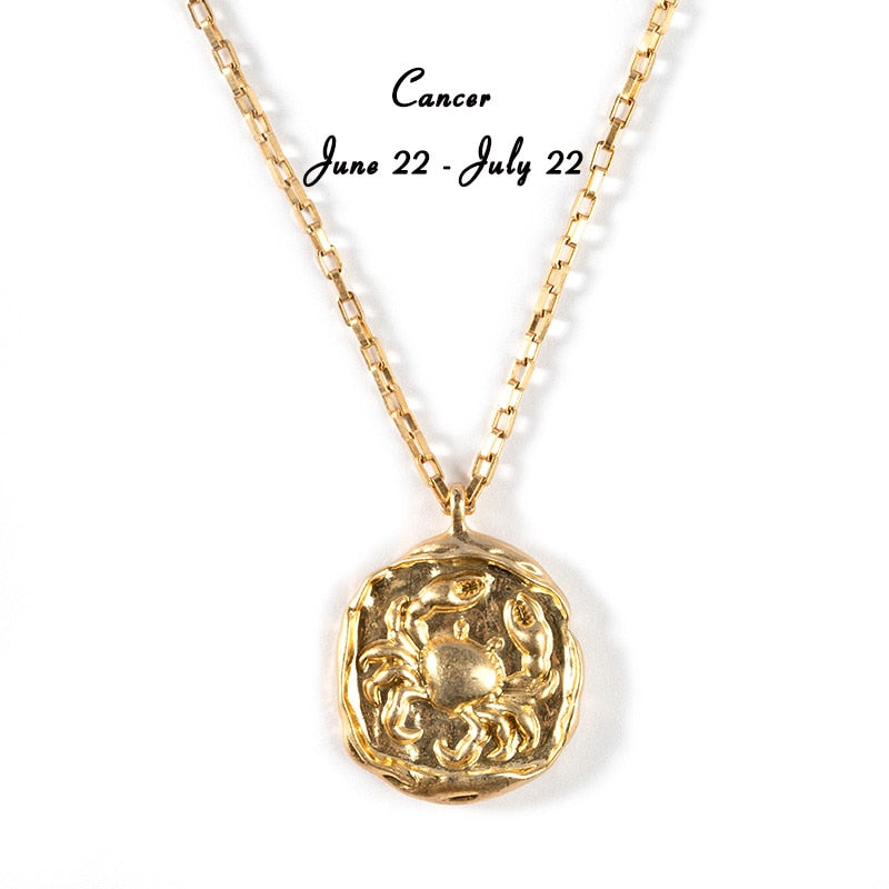 twelve zodiac signs necklace - MERGE.DAY.1.FREESTYLE