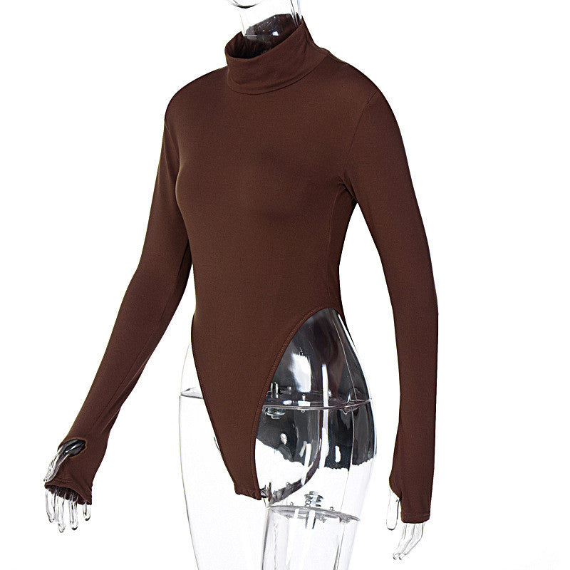 2022 Jumpsuits Women Rompers Sexy Club Hollow Out Backless Bodysuits Casual Long Sleeve Solid Slim - MERGE.DAY.1.FREESTYLE