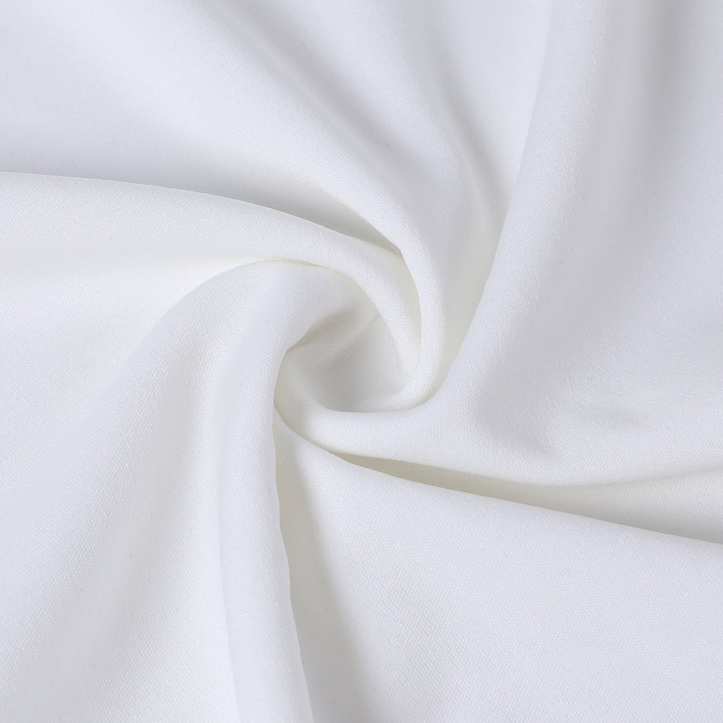 High Split Ankle-length Party Dresses Women Solid White Spaghetti Strap Dress Y2K - MERGE.DAY.1.FREESTYLE