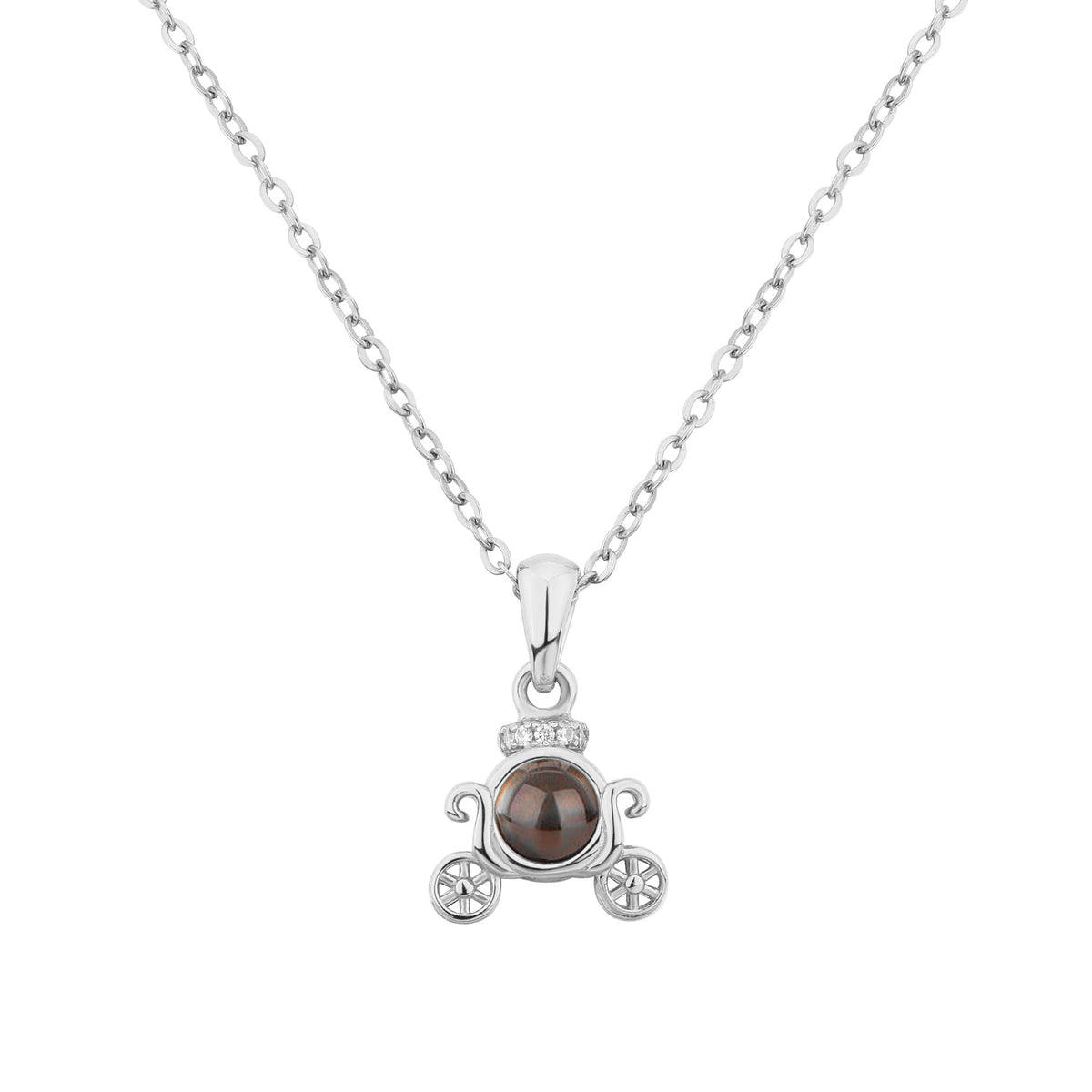 Customized 925 Silver 100 languages Projection Necklace Couple Memory Gifts - MERGE.DAY.1.FREESTYLE