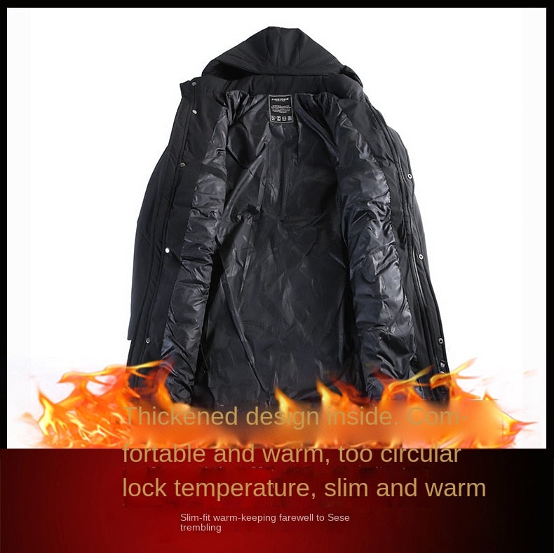 Parkas Jacket Men Longline Windbreaker Coats Clothing - MERGE.DAY.1.FREESTYLE