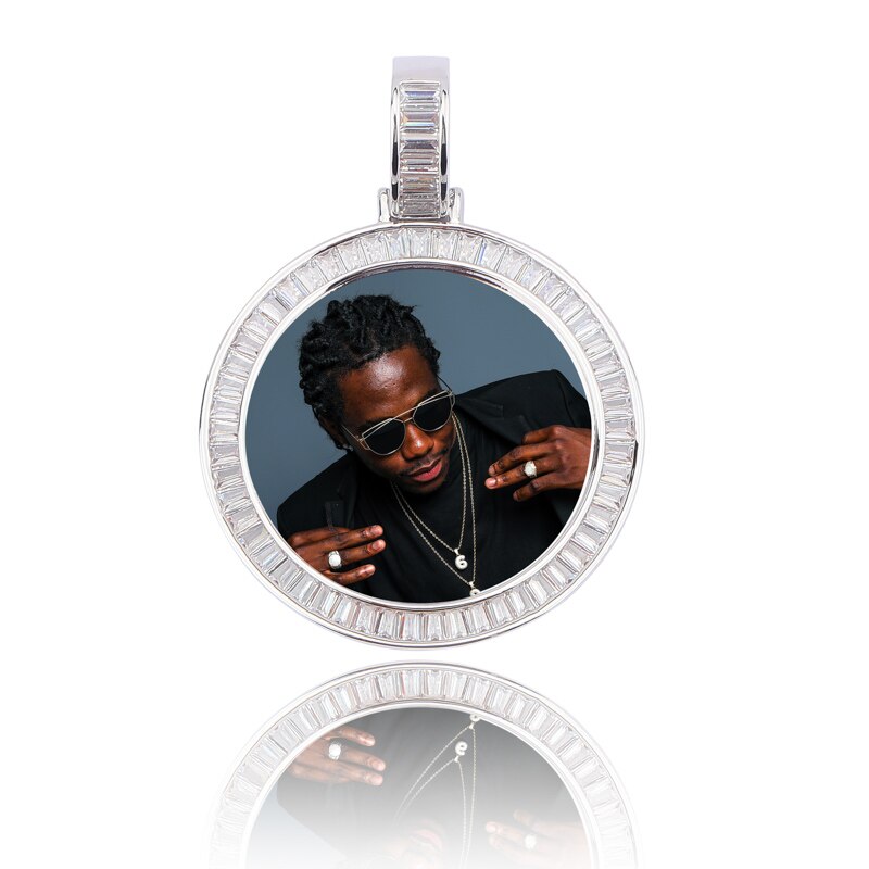 Custom Made Photo Medallions Necklace & Pendant With Hip hop Jewelry - MERGE.DAY.1.FREESTYLE