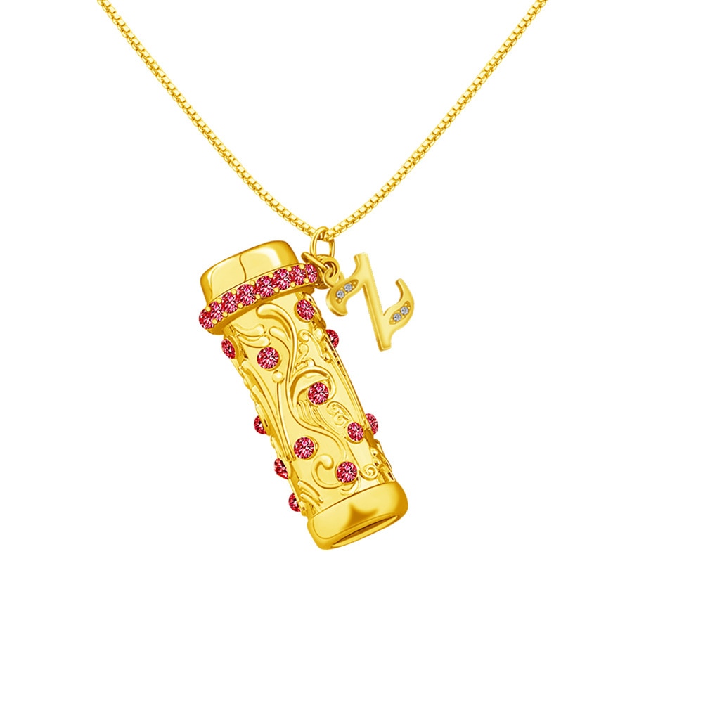 Personalised Letter Mini Colorful Kaleidoscope Pendant Necklaces - MERGE.DAY.1.FREESTYLE