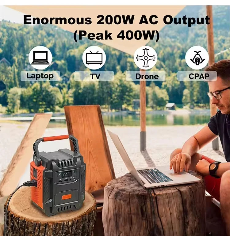 Factory Price New Design Solar Energy Systems 48000mAh Portable Rechargeable Power Station With LED for Camping - MERGE.DAY.1.FREESTYLE