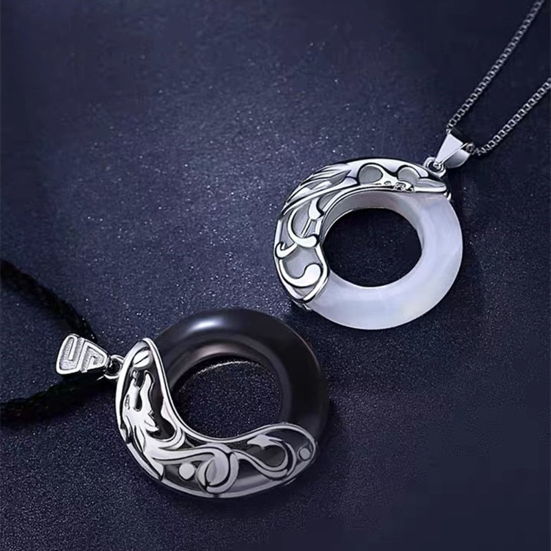 Heaven Officials Blessing Couple Necklaces Moonlight Pendant Necklace For Lovers Friendship Jewelry - MERGE.DAY.1.FREESTYLE