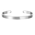 Custom Necklace Bar Engraved Name Text Bangle Cuff Jewelry - MERGE.DAY.1.FREESTYLE