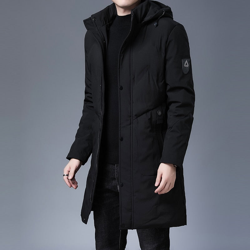Parkas Jacket Men Longline Windbreaker Coats Clothing - MERGE.DAY.1.FREESTYLE