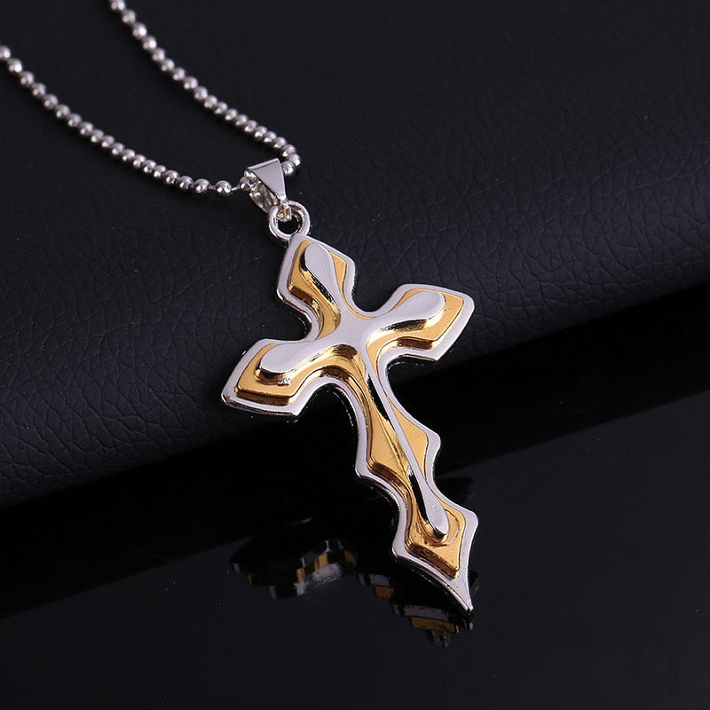 Black Rectangle Pendant Necklace Men Stainless Steel Chain Men Necklace Jewelry - MERGE.DAY.1.FREESTYLE