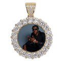 Custom Photo Memory Medallions Necklace With Tennis Chain With Cubic Zircon Chains - MERGE.DAY.1.FREESTYLE
